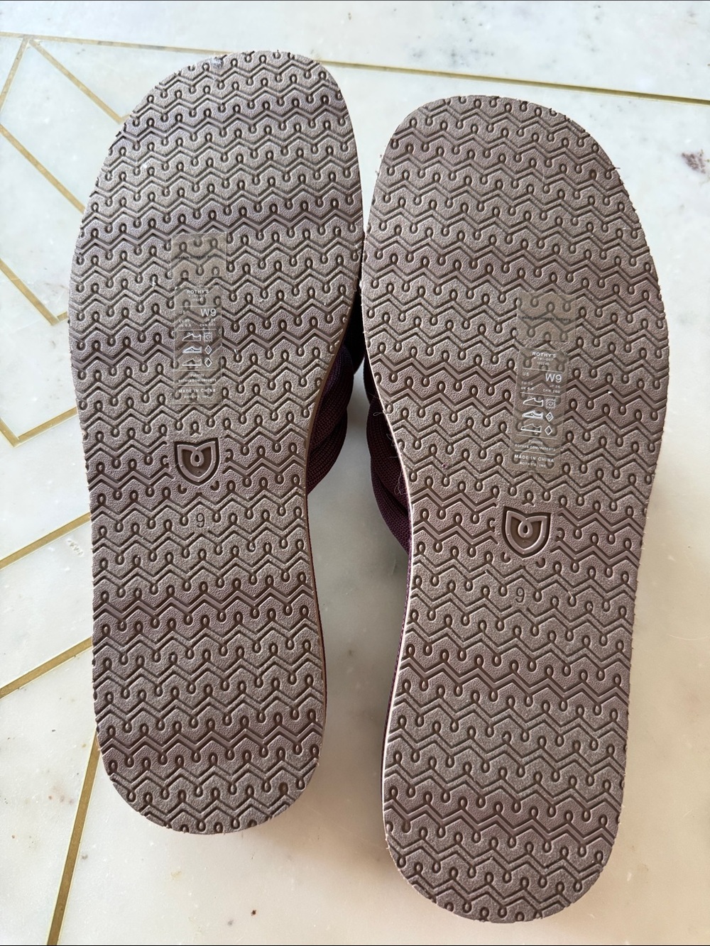 New Rothy's Raspberry Purple The Summer Sandal - Picture 4 of 5